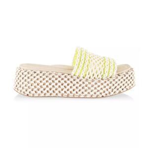 nwob RAG & BONE sz 11 US 41 EU Logan Platform Woven Sandals in Natural